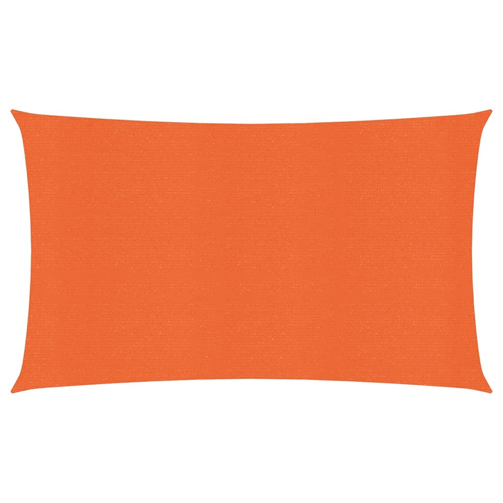 vidaXL Voile d'ombrage rectangulaire orange 4x7 m 160 g/m² en PEHD