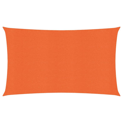 vidaXL Voile d'ombrage rectangulaire orange 4x7 m 160 g/m² en PEHD