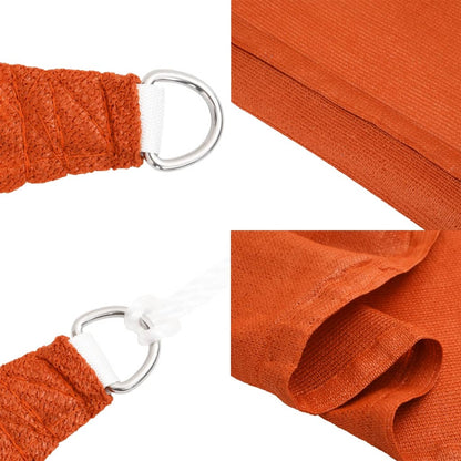 vidaXL Voile d'ombrage rectangulaire orange 4x7 m 160 g/m² en PEHD