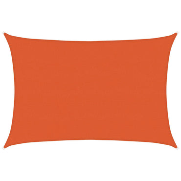 vidaXL Sonnensegel 160 g/m² Rechteckig Orange 5x6 m HDPE