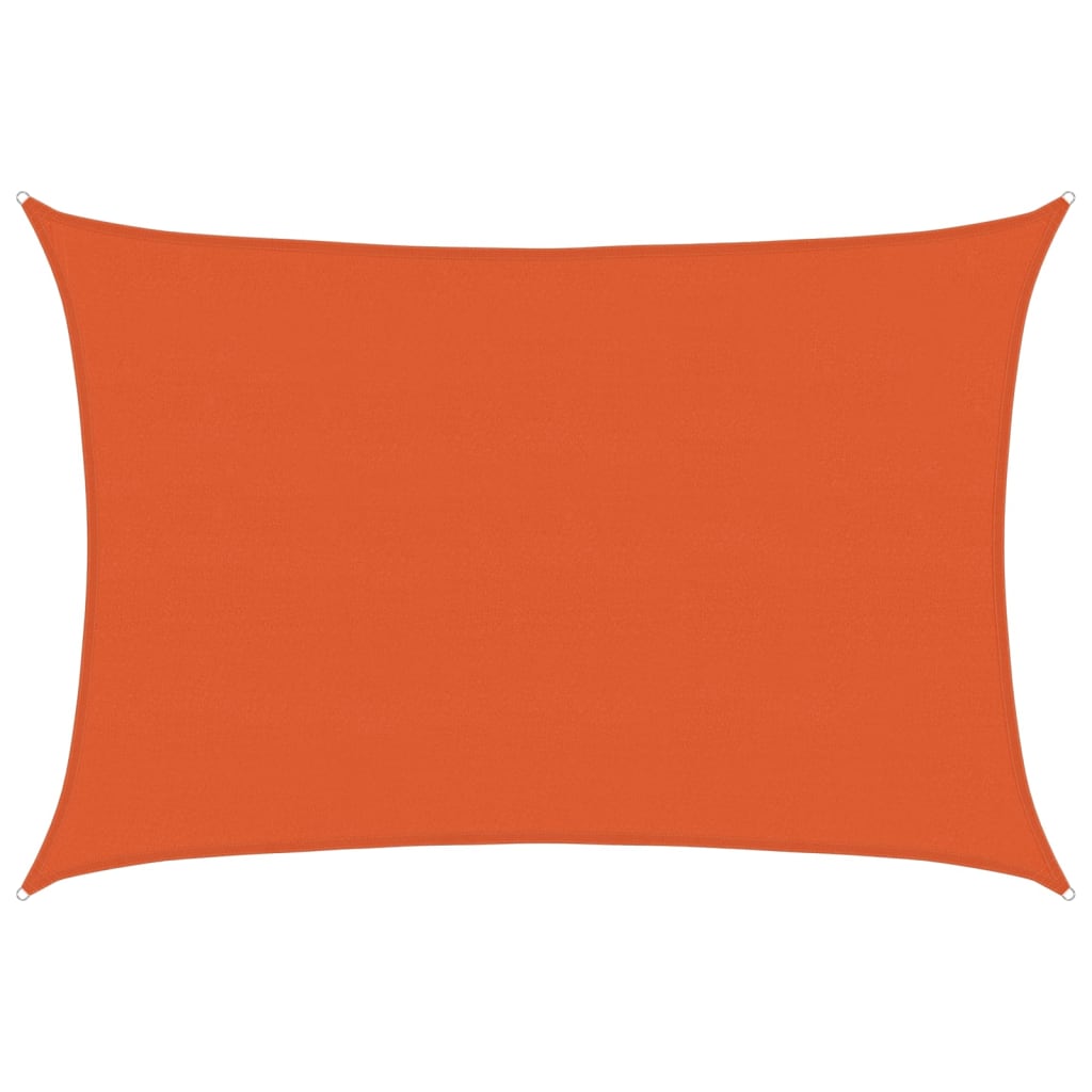vidaXL Sonnensegel 160 g/m² Rechteckig Orange 5x7 m HDPE