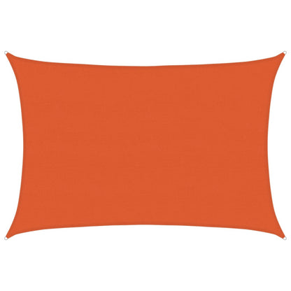 vidaXL Sonnensegel 160 g/m² Rechteckig Orange 5x7 m HDPE