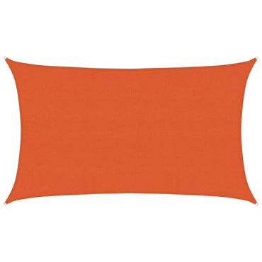 vidaXL Sonnensegel 160 g/m² Rechteckig Orange 5x8 m HDPE