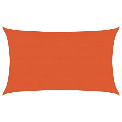 vidaXL Sonnensegel 160 g/m² Rechteckig Orange 5x8 m HDPE