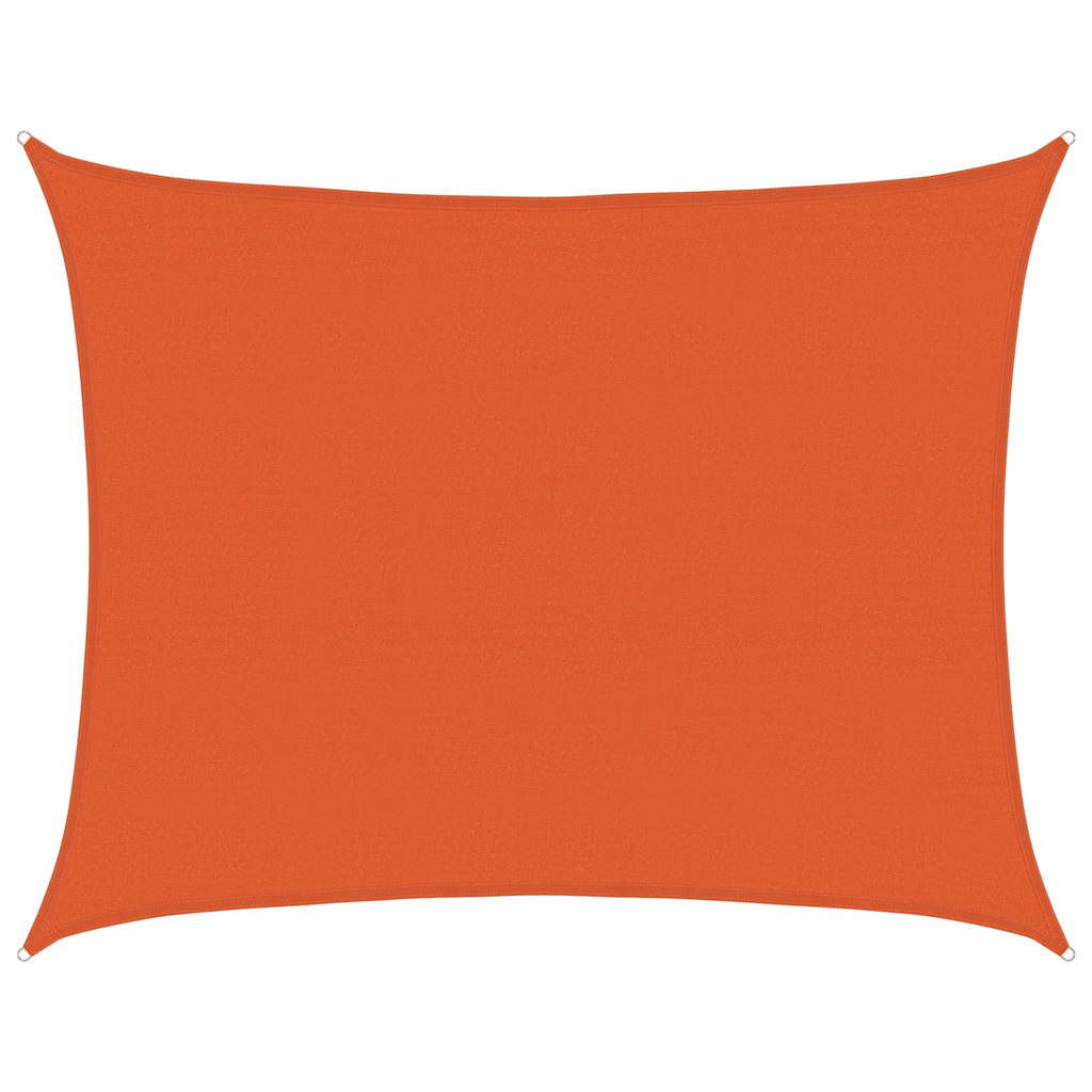 vidaXL Sonnensegel 160 g/m² Rechteckig Orange 6x7 m HDPE