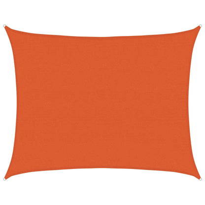 vidaXL Sonnensegel 160 g/m² Rechteckig Orange 6x7 m HDPE