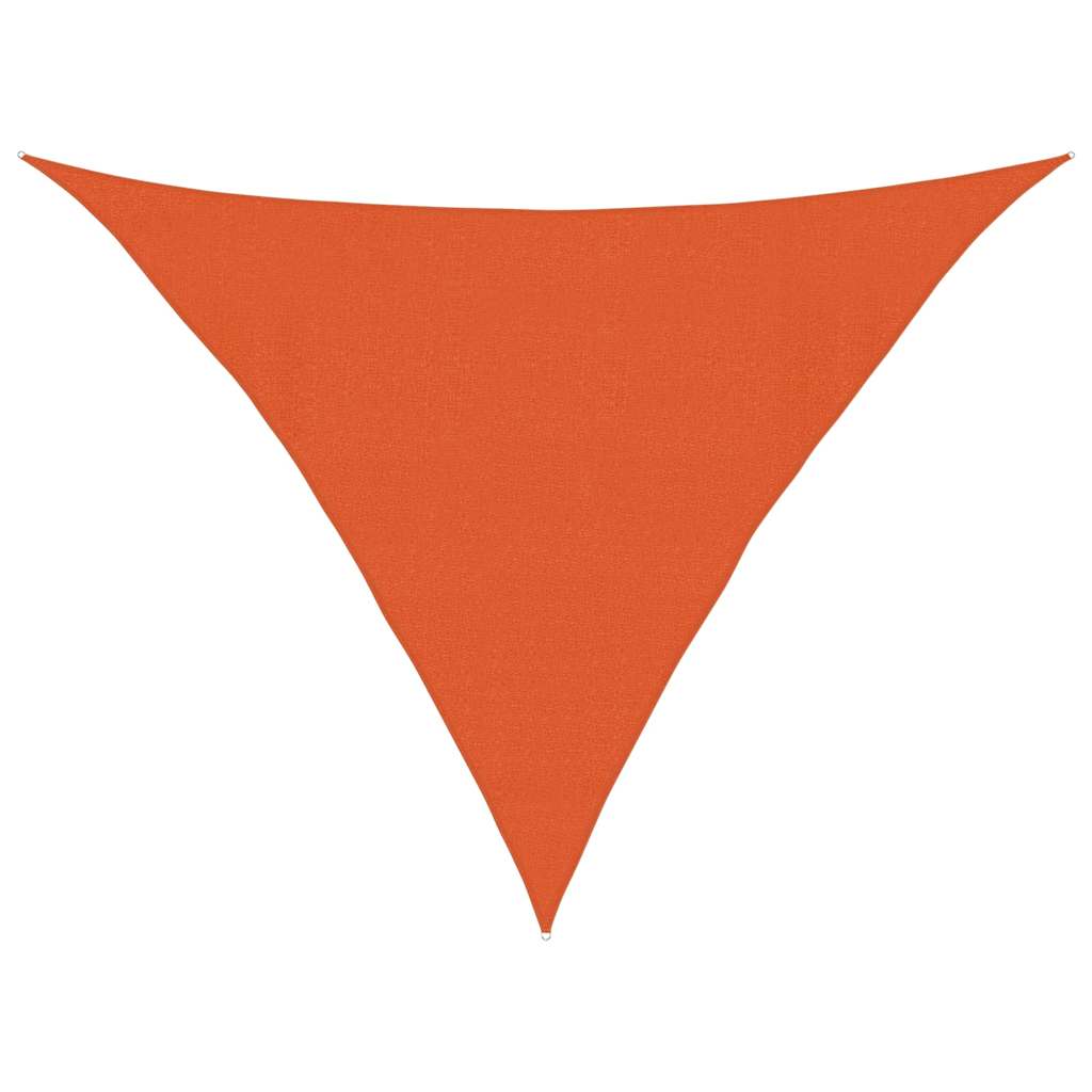 vidaXL Voile d'ombrage 160 g/m² orange 4x4x5,8 m PEHD