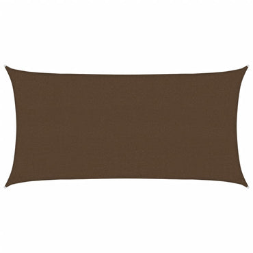 vidaXL Voile d'ombrage 160 g/m² Marron 2,5x5 m HDPE