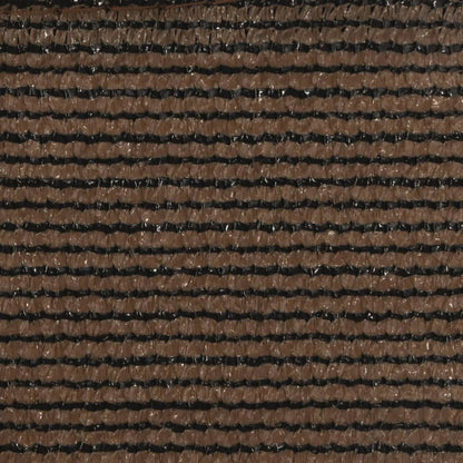vidaXL Voile d'ombrage 160 g/m² Marron 2,5x5 m HDPE