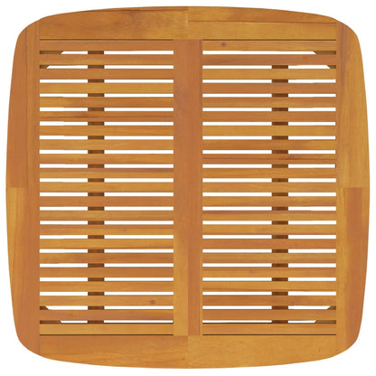 vidaXL Gartentisch 110x110x75 cm Massivholz Akazie