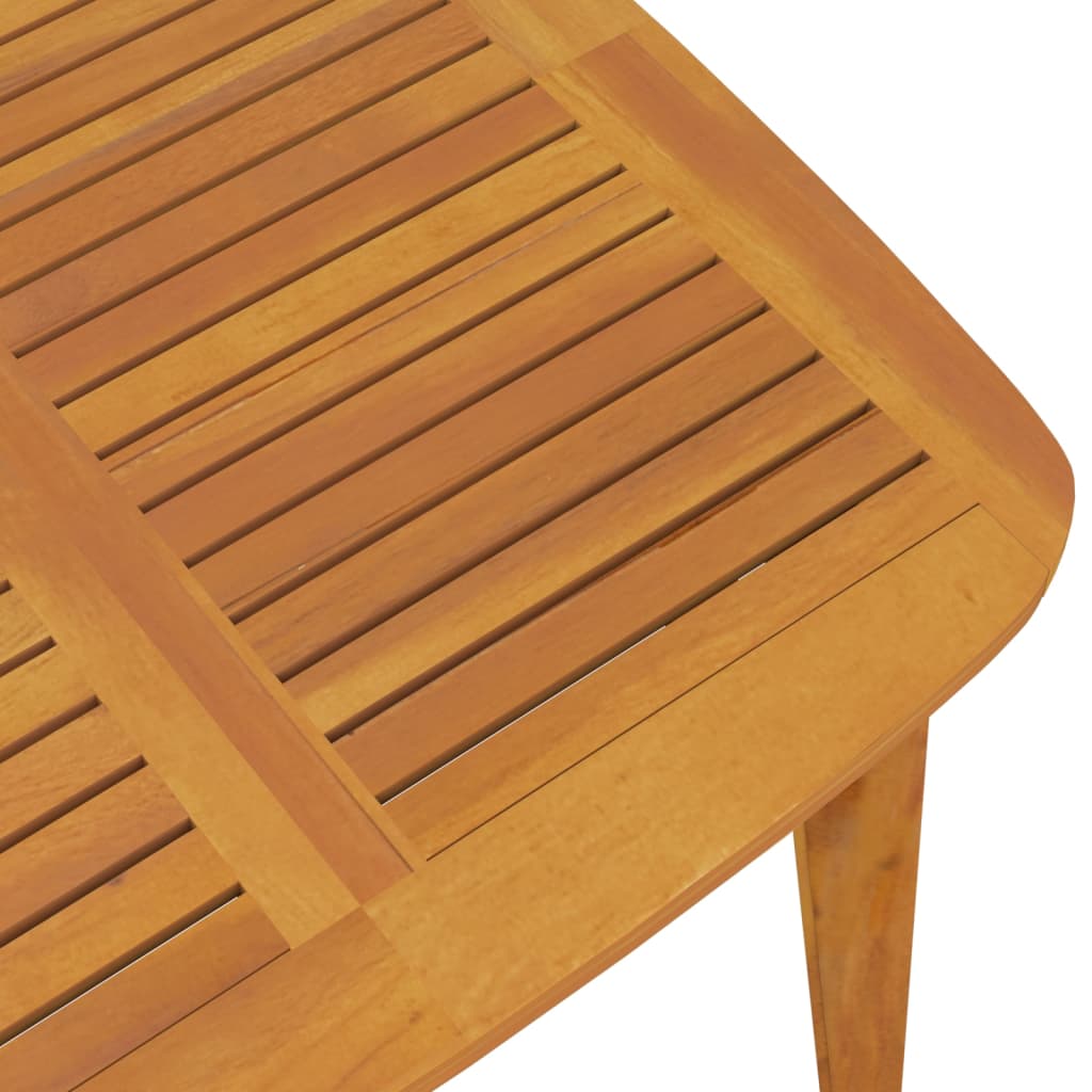 vidaXL Gartentisch 110x110x75 cm Massivholz Akazie