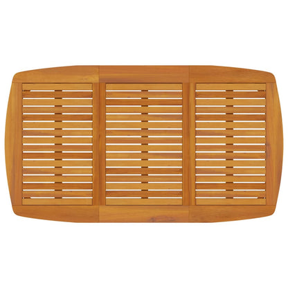 vidaXL Gartentisch 160x90x75 cm Massivholz Akazie