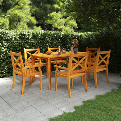 vidaXL Gartentisch 160x90x75 cm Massivholz Akazie