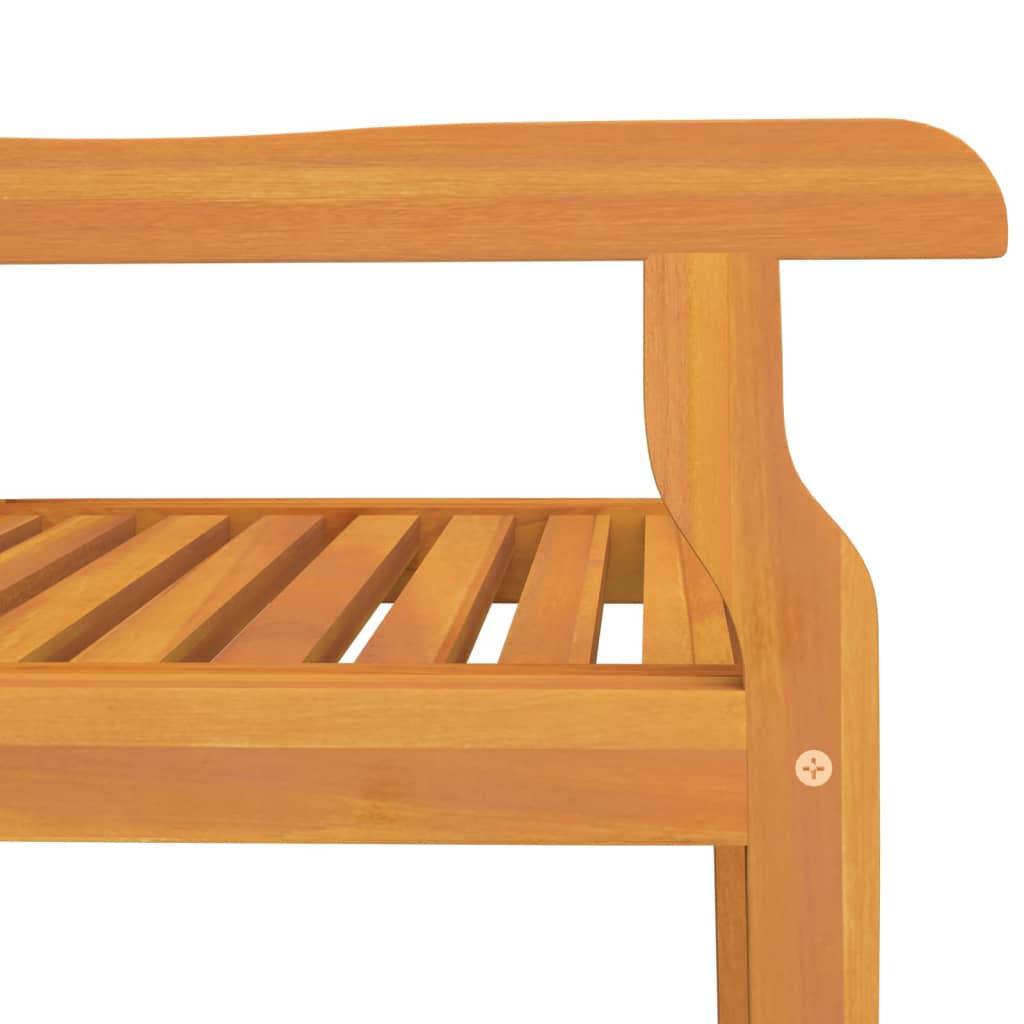 vidaXL Garten-Essstühle 3 Stk. Massivholz Akazie