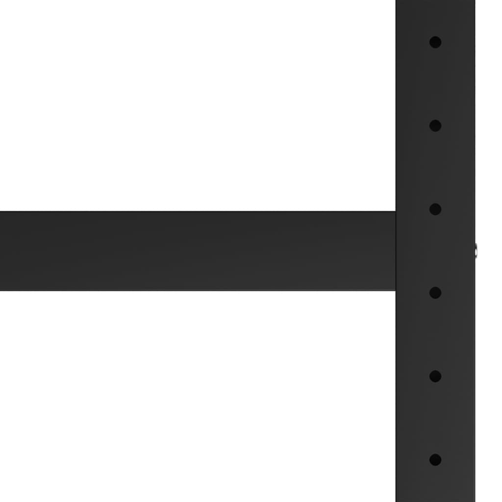 vidaXL Werkbankgestell Metall 175x57x79 cm Schwarz und Rot
