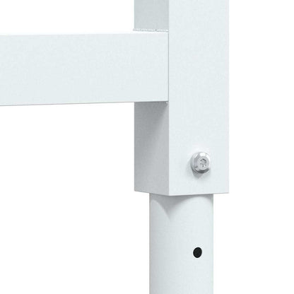 vidaXL Werkbankgestell Verstellbar 2 Stk. Metall 55x(69-95,5) cm Grau