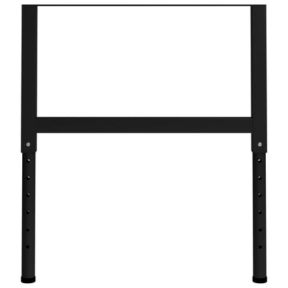vidaXL Werkbankgestell Verstellbar 2 Stk. Metall 85x(69-95,5) cm