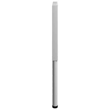 vidaXL Werkbankgestell Verstellbar 2 Stk. Metall 85x(69-95,5) cm Grau