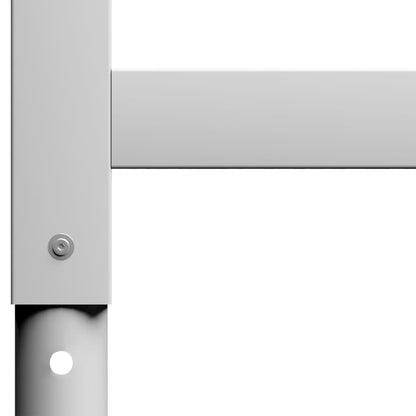 vidaXL Werkbankgestell Verstellbar 2 Stk. Metall 85x(69-95,5) cm Grau