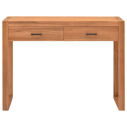 vidaXL Schreibtisch mit 2 Schubladen 100x40x75 cm Teakholz