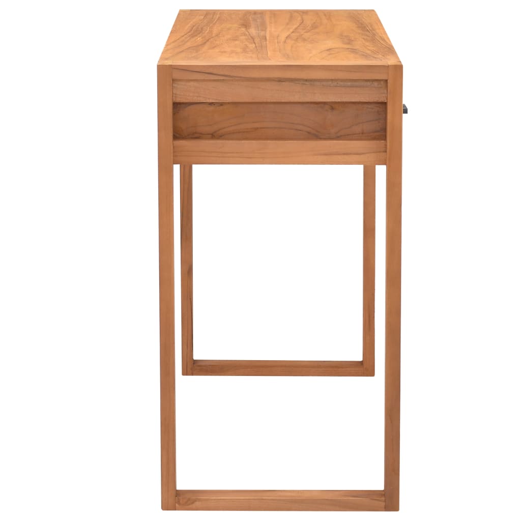 vidaXL Schreibtisch mit 2 Schubladen 100x40x75 cm Teakholz
