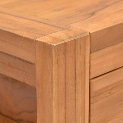 vidaXL Schreibtisch mit 2 Schubladen 100x40x75 cm Teakholz
