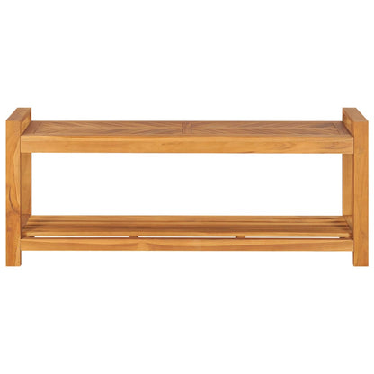 vidaXL Sitzbank 120 cm Massivholz Teak