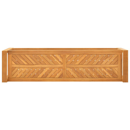vidaXL Sitzbank 120 cm Massivholz Teak