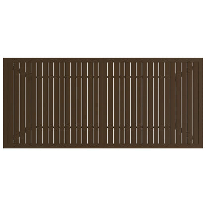 vidaXL Gartentisch Braun 190x80x72 cm Stahl