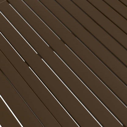 vidaXL Gartentisch Braun 190x80x72 cm Stahl