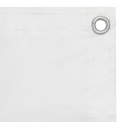 vidaXL Balkon-Sichtschutz Weiß 90x300 cm Oxford-Gewebe