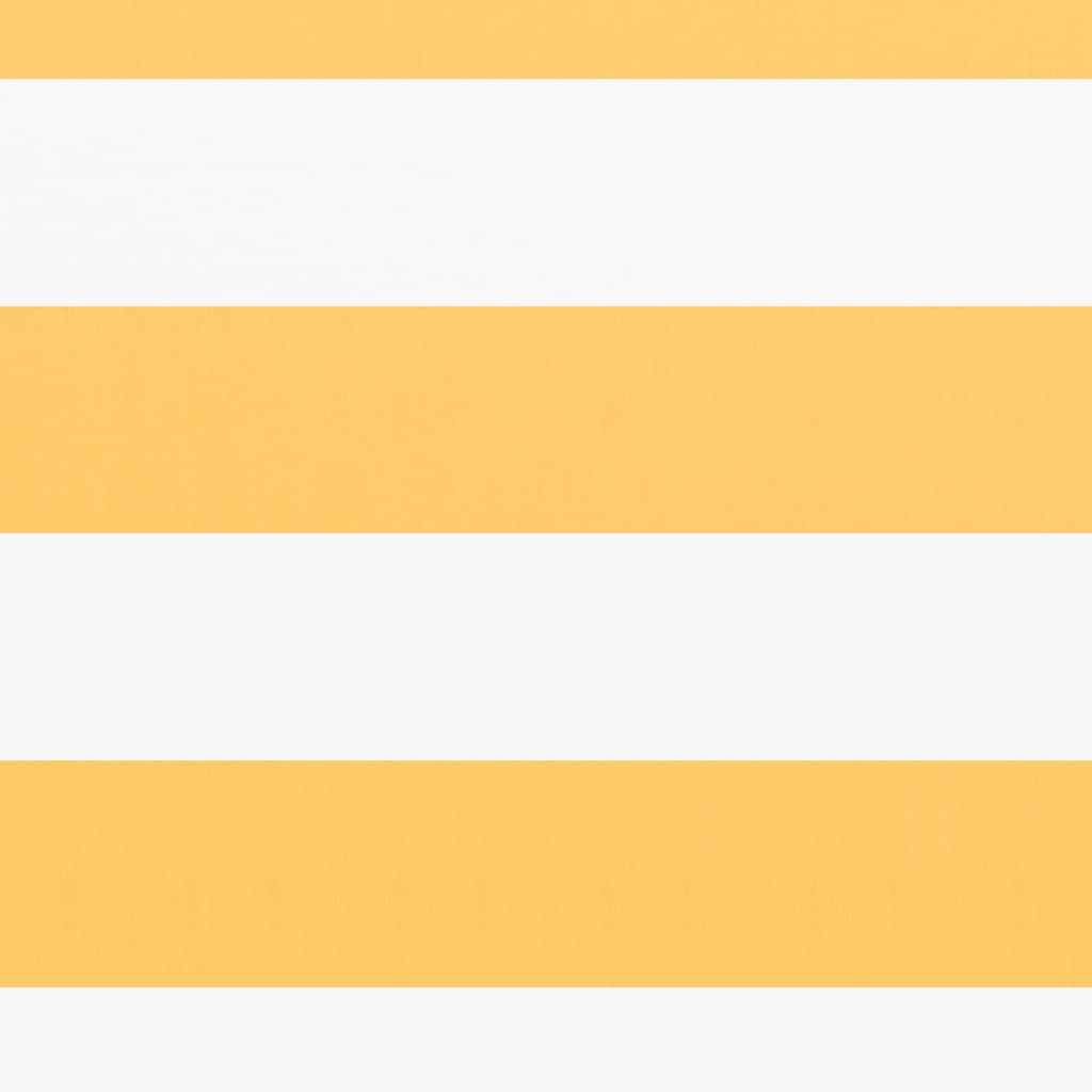 Balkon-Sichtschutz Weiß und Gelb 120x400 cm Oxford-Gewebe