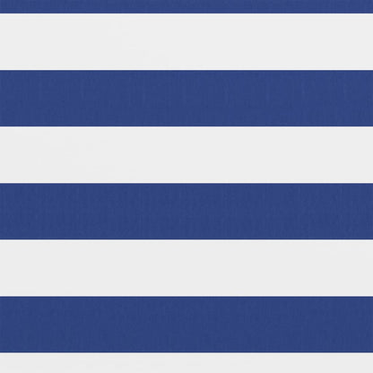 vidaXL Brise-vue de balcon blanc et bleu 75x500 cm en tissu Oxford