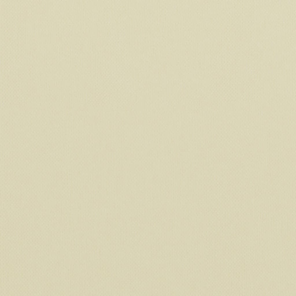 vidaXL Balkon-Sichtschutz Creme 90x500 cm Oxford-Gewebe