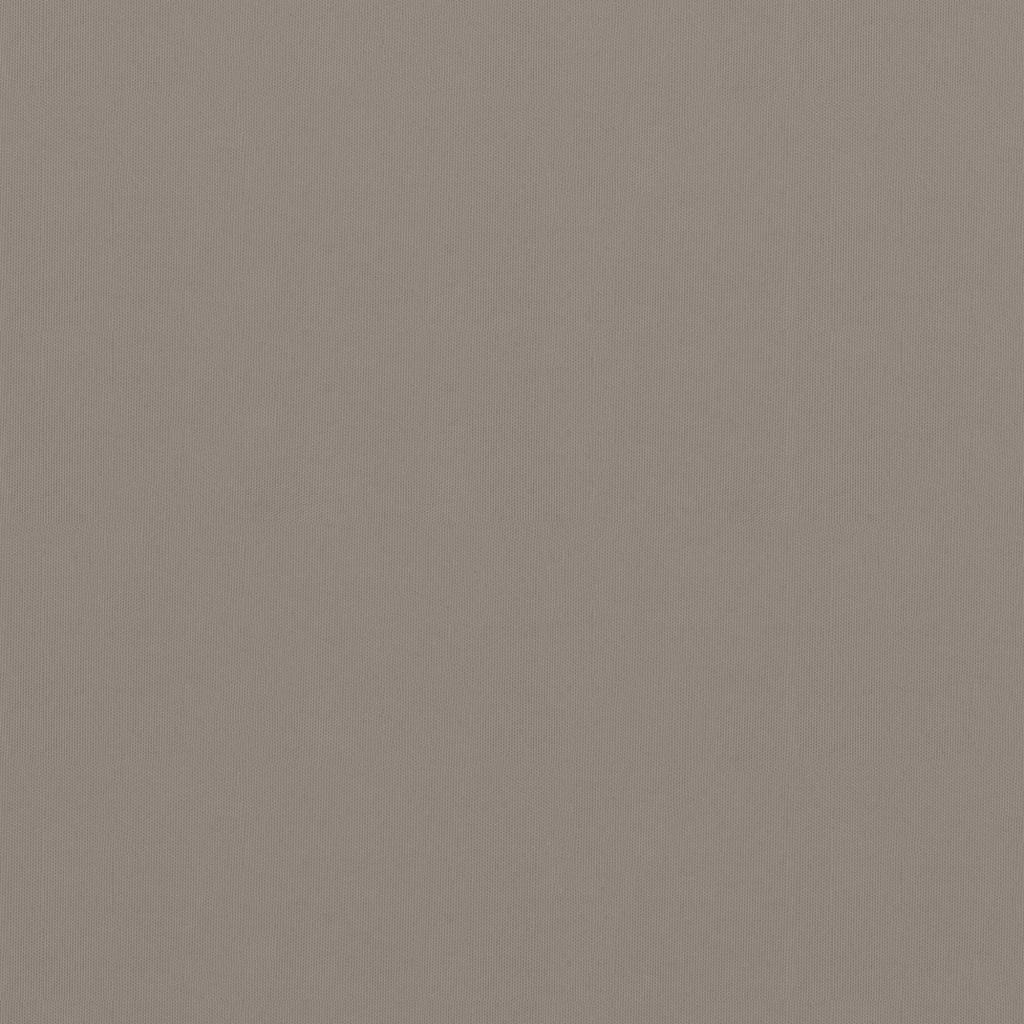 vidaXL Balkon-Sichtschutz Taupe 90x400 cm Oxford-Gewebe