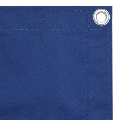 vidaXL Balkon-Sichtschutz Blau 75x600 cm Oxford-Gewebe