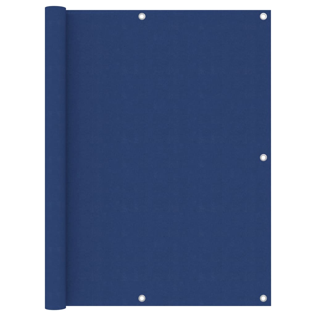vidaXL Balkon-Sichtschutz Blau 120x400 cm Oxford-Gewebe