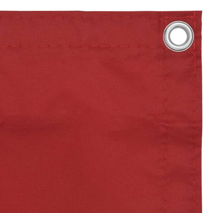 vidaXL Balkon-Sichtschutz Rot 90x300 cm Oxford-Gewebe