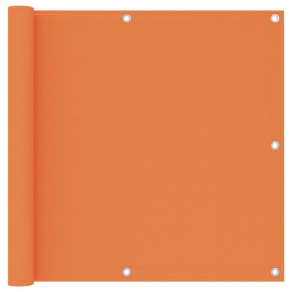 vidaXL Balkon-Sichtschutz Orange 90x400 cm Oxford-Gewebe