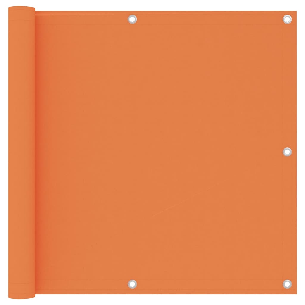 vidaXL Balkon-Sichtschutz Orange 90x500 cm Oxford-Gewebe