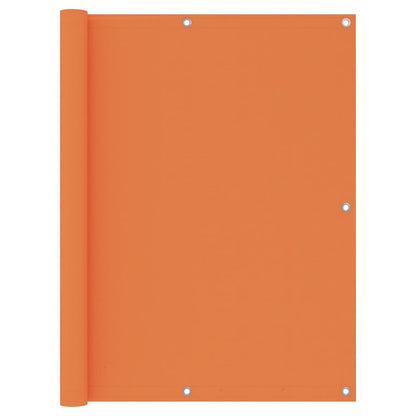 vidaXL Balkon-Sichtschutz Orange 120x600 cm Oxford-Gewebe