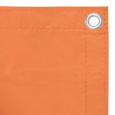 vidaXL Balkon-Sichtschutz Orange 120x600 cm Oxford-Gewebe