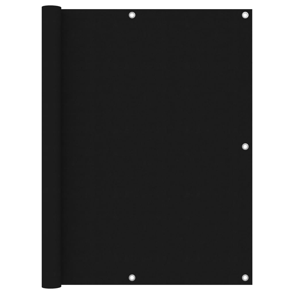 vidaXL Brise-vue de balcon noir 120x600 cm en tissu Oxford