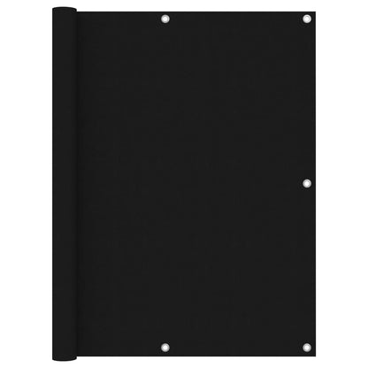 vidaXL Brise-vue de balcon noir 120x600 cm en tissu Oxford