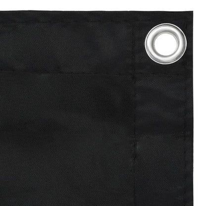 vidaXL Brise-vue de balcon noir 120x600 cm en tissu Oxford