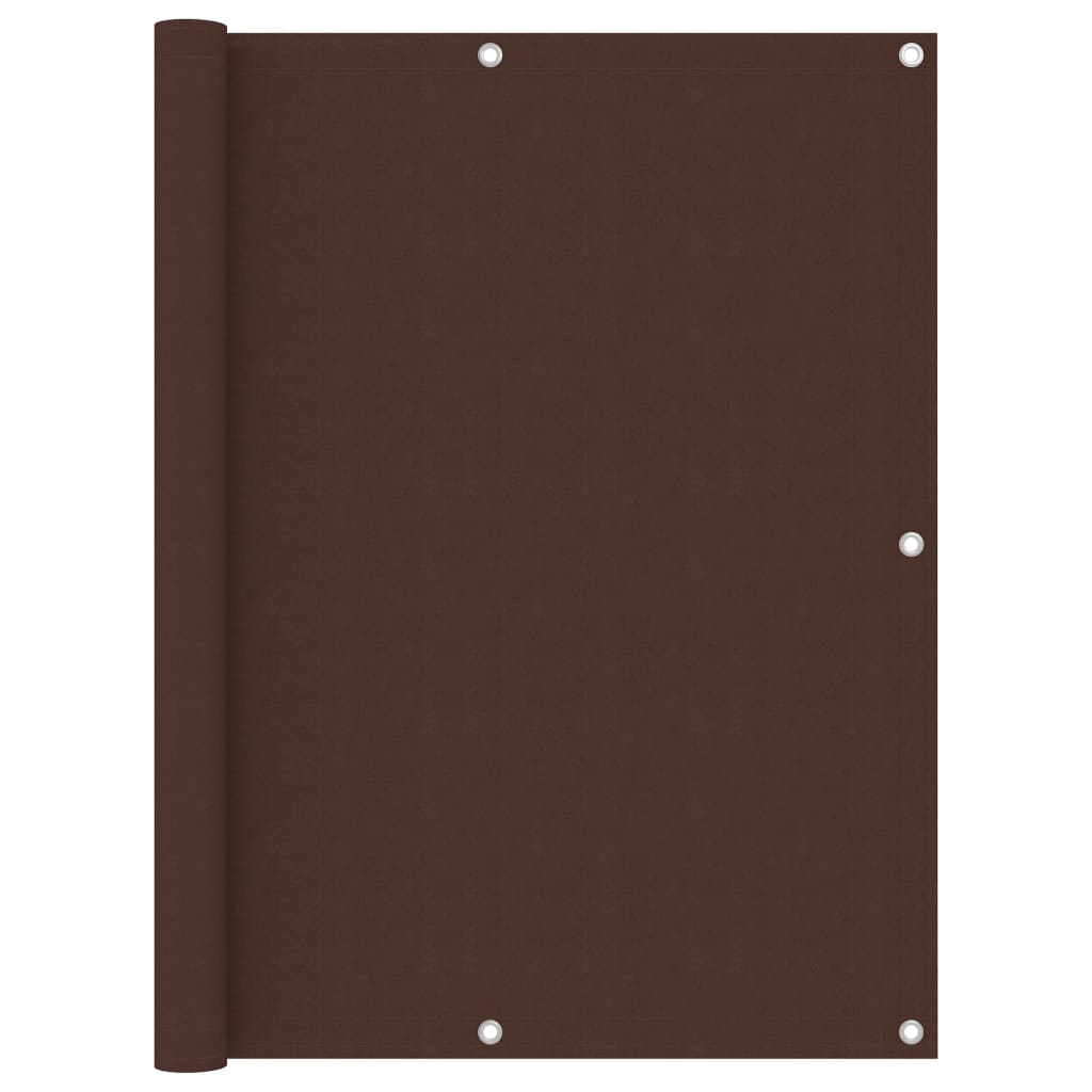 vidaXL Brise-vue de balcon Marron 120x400 cm Tissu Oxford