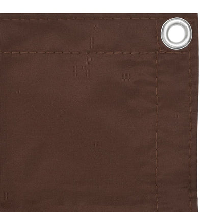 vidaXL Brise-vue de balcon Marron 120x400 cm Tissu Oxford