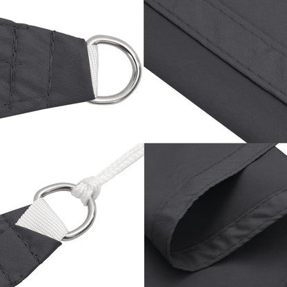 vidaXL Sonnensegel Oxford-Gewebe Quadratisch 7x7 m Anthrazit
