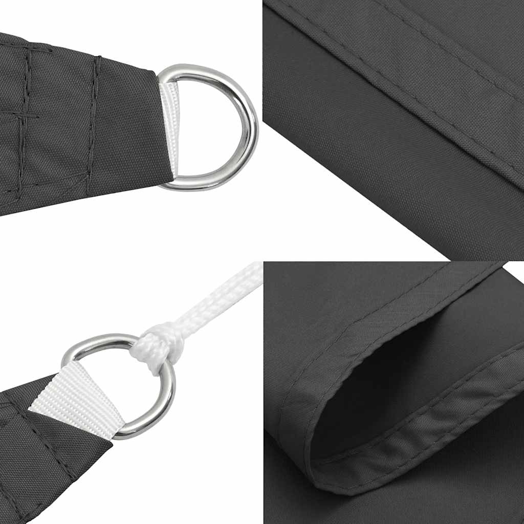 vidaXL Sonnensegel Oxford-Gewebe Rechteckig 2,5x4 m Anthrazit
