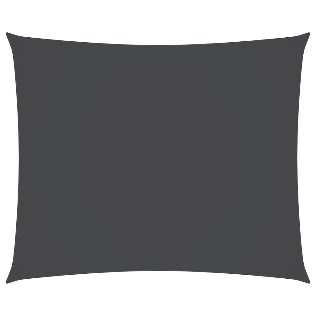 vidaXL Sonnensegel Oxford-Gewebe Rechteckig 3,5x4,5 m Anthrazit